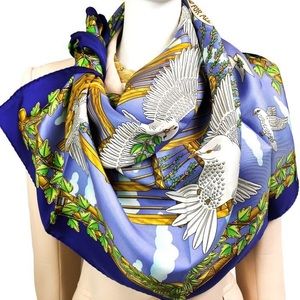 Hermes silk scarf (100% silk) -Unworn